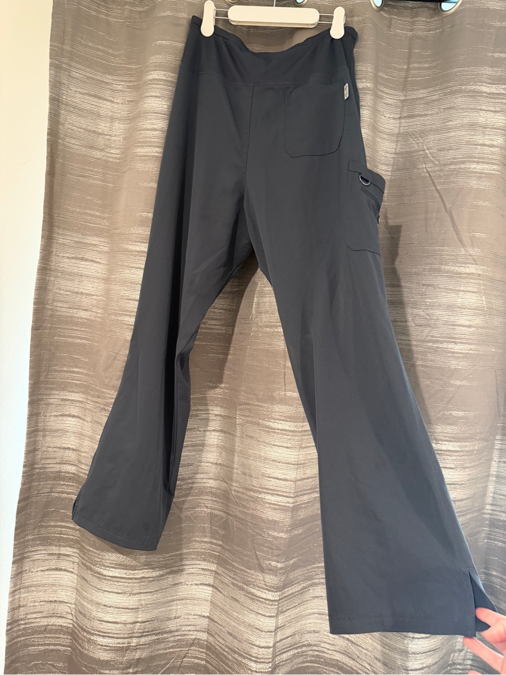 aerie Maternity Bootcut Cargo Pants in Charcoal - Picture 3 of 7